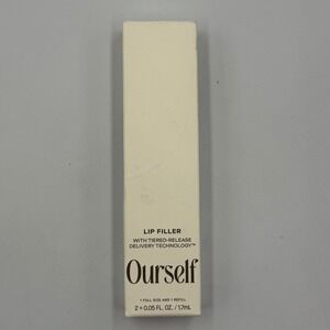 Ourself Lip Filler With Tiered Release Technology Full Size + Refill NEW SEALED